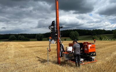 Rammsondierungen am Solarpark Illertissen-Tiefenbach