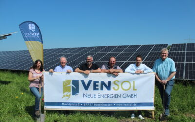 Spatenstich im Solarpark Benningen