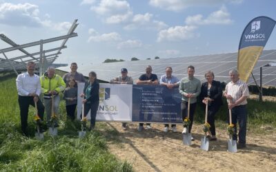 Spatenstich im Solarpark Günzburg